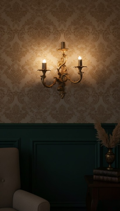 Royal Baroque Twin Sconce
